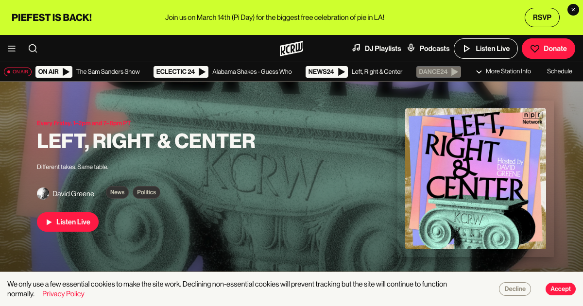 Left, Right & Center