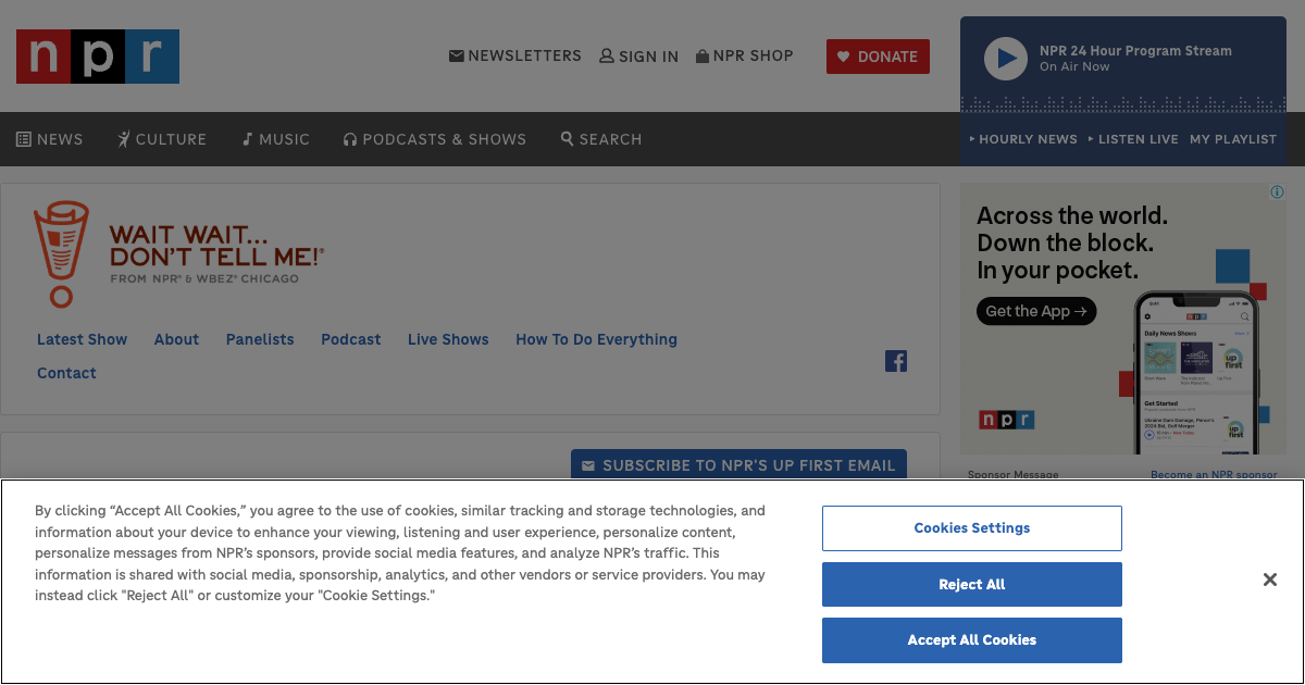 Wait Wait... Don't Tell Me!