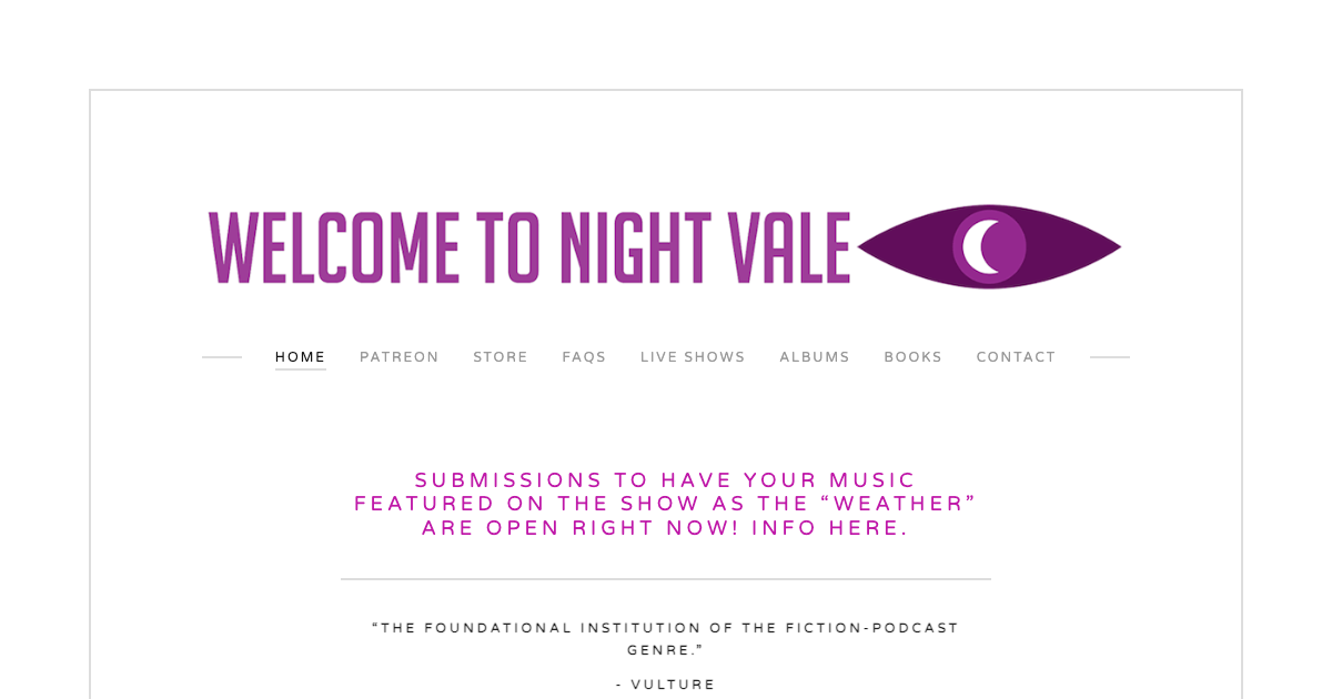 Welcome to Night Vale